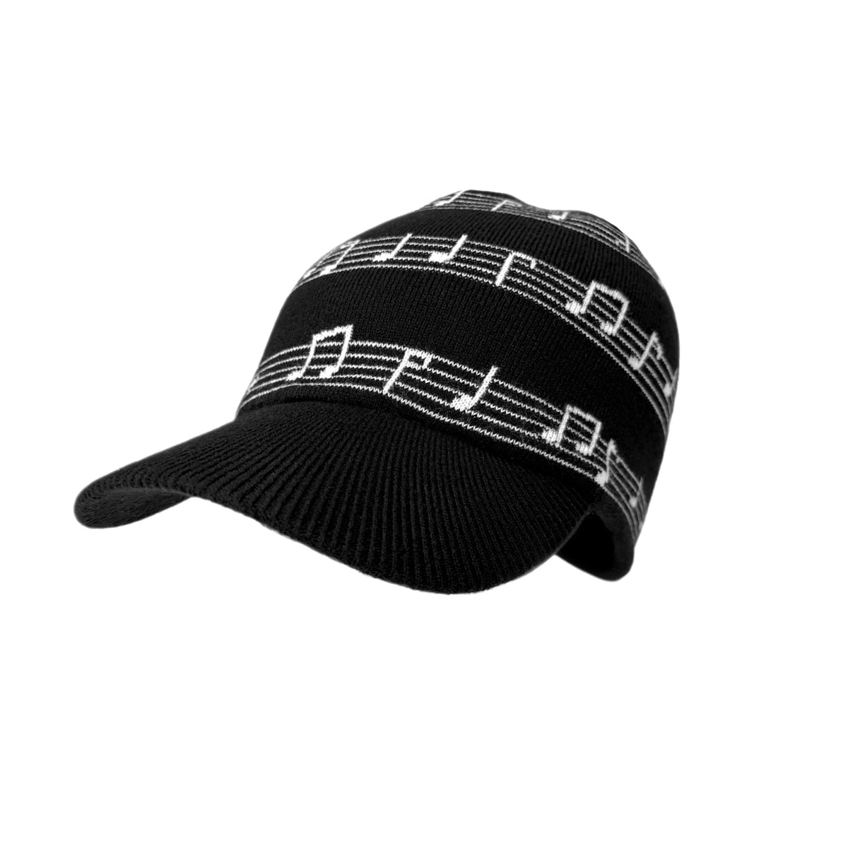 SAUCE x MOIRE Music Note Knit Visor Cap - product view 3