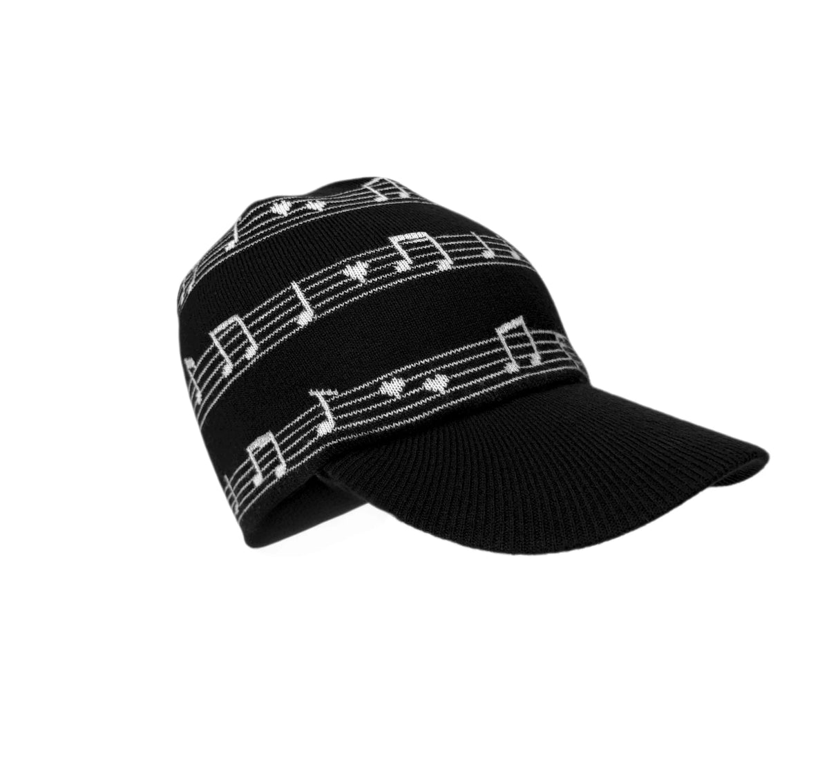 SAUCE x MOIRE Music Note Knit Visor Cap - product view 4