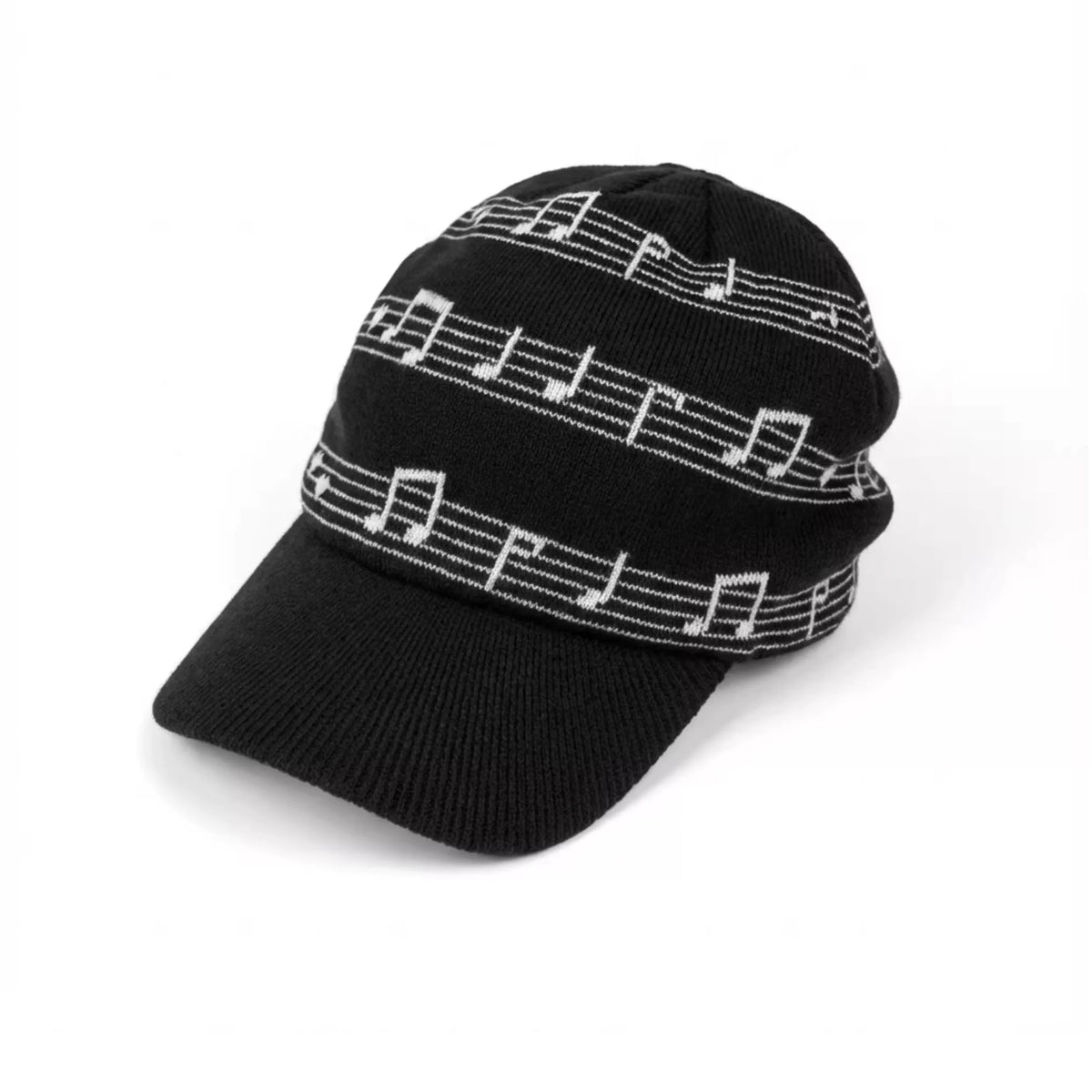SAUCE x MOIRE Music Note Knit Visor Cap - product view 5
