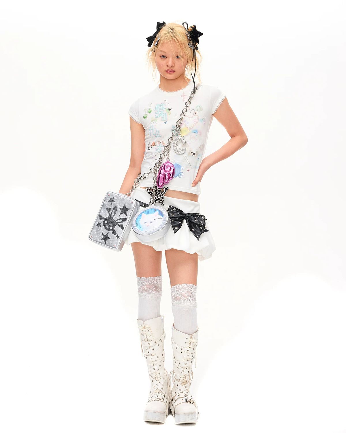 CFIERCE MEGA Charm Chain Bag - view 6