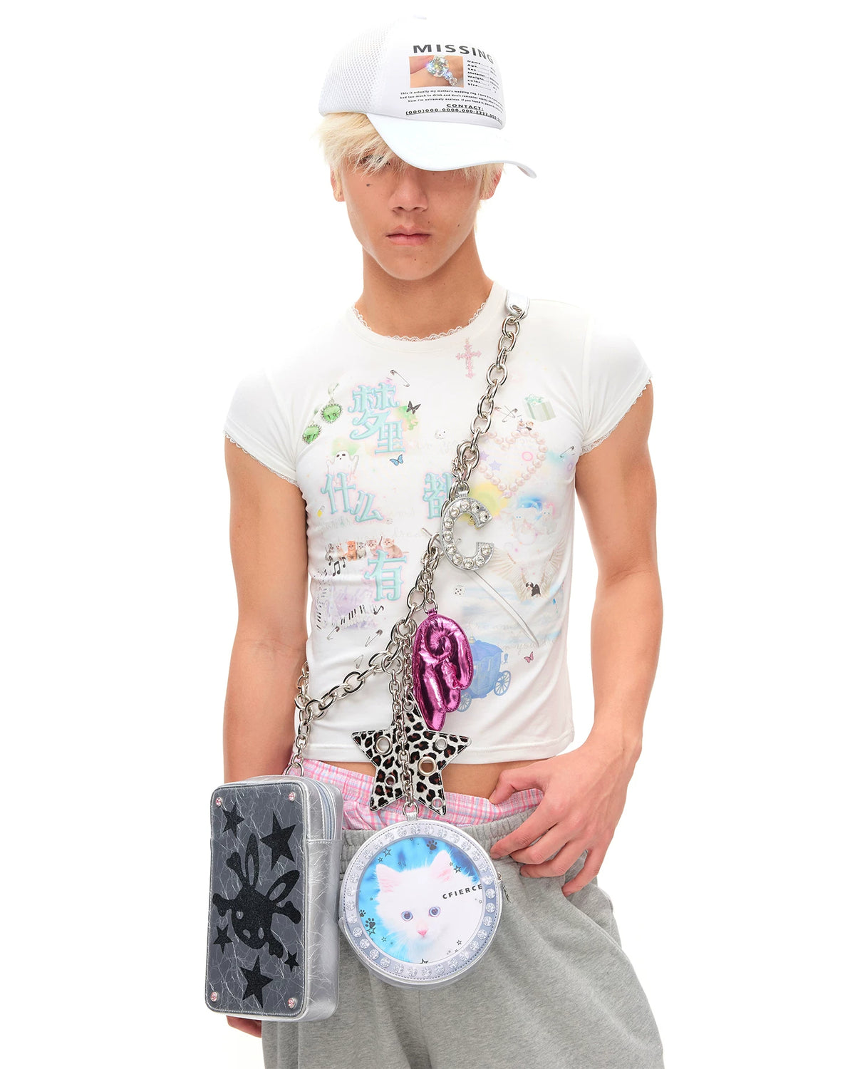 CFIERCE MEGA Charm Chain Bag - view 11