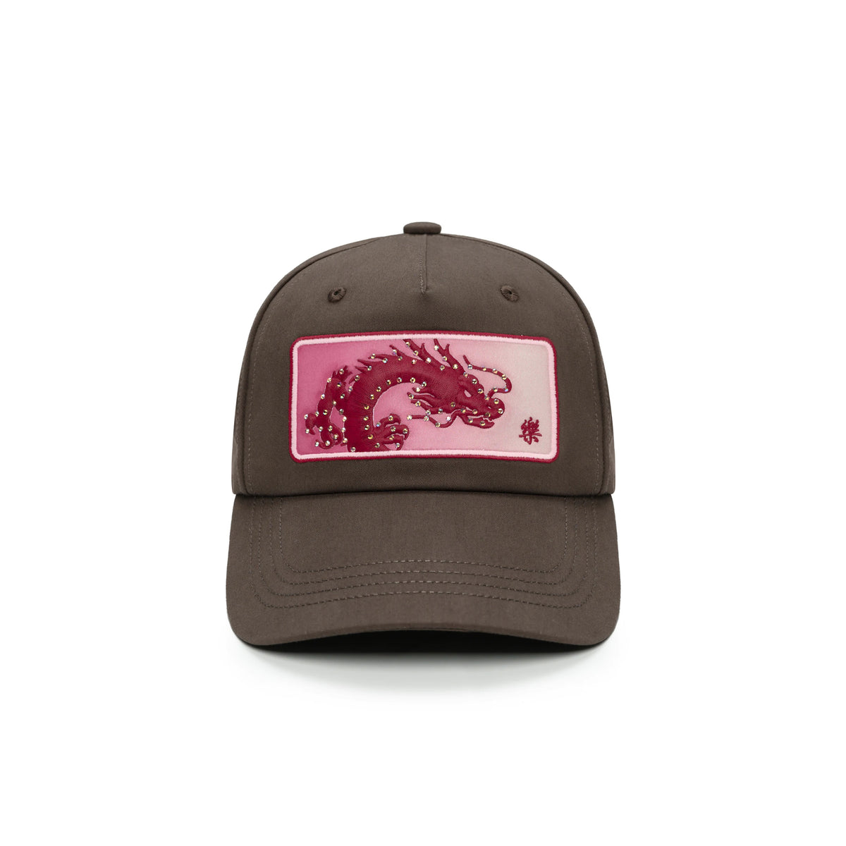 ESOTERIC THING Dragon Patch Baseball Cap - Brown front