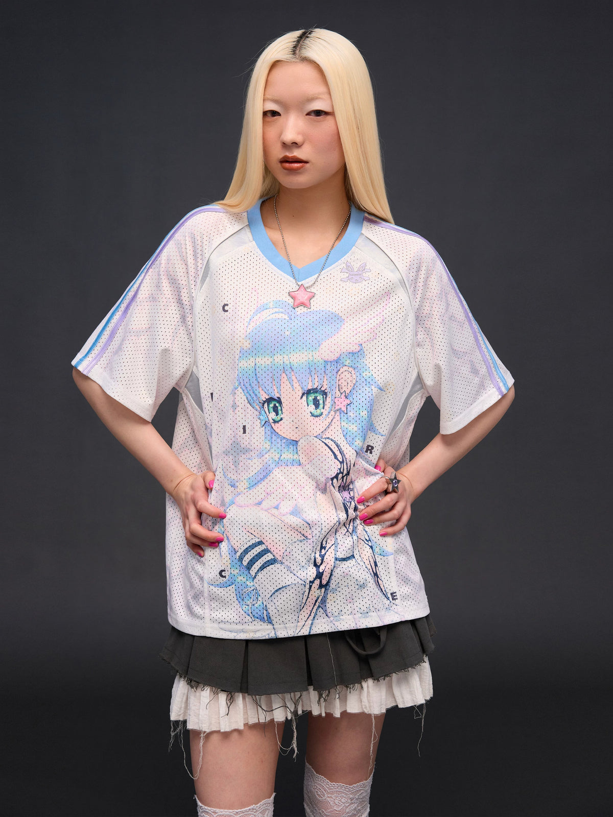 CFIERCE Six-Wing Angel Girl Raglan T-Shirt - view 3