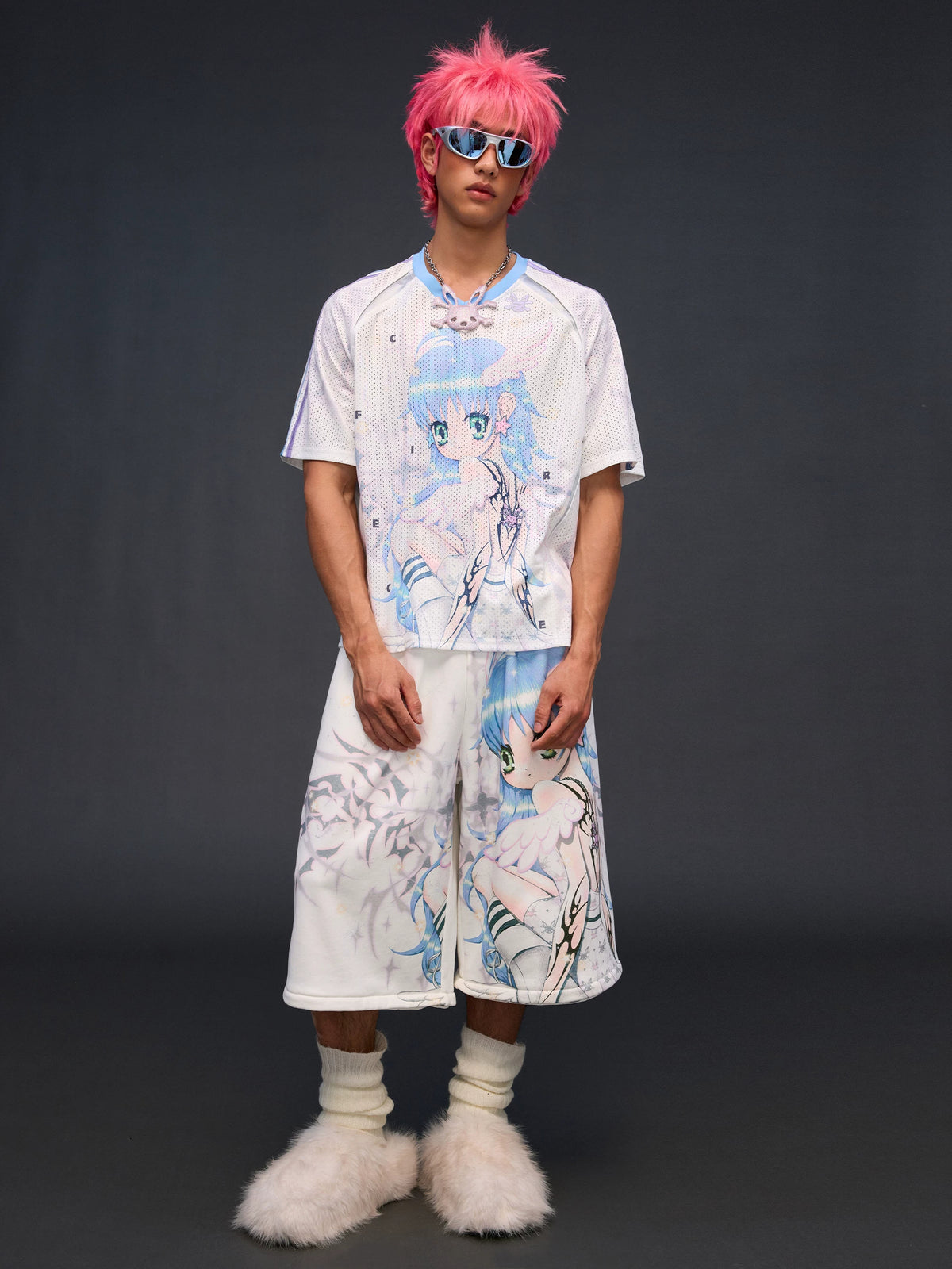 CFIERCE Six-Wing Angel Girl Raglan T-Shirt - view 5
