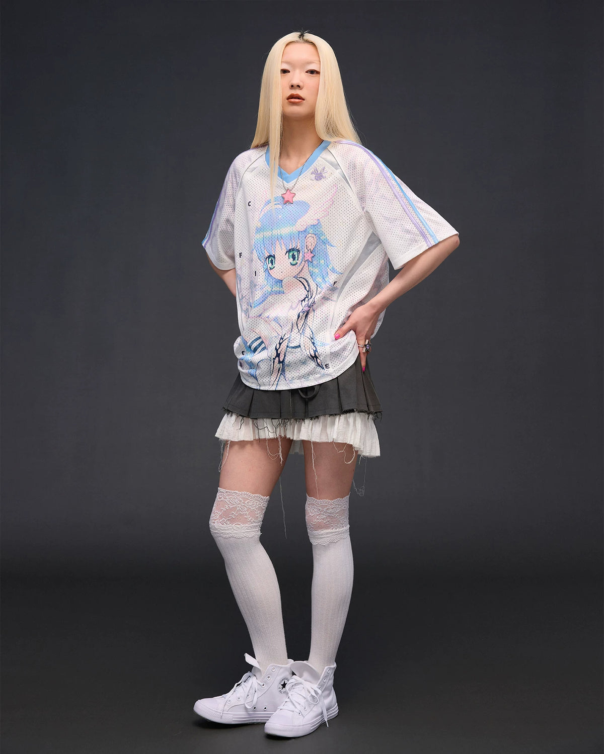 CFIERCE Six-Wing Angel Girl Raglan T-Shirt - view 9