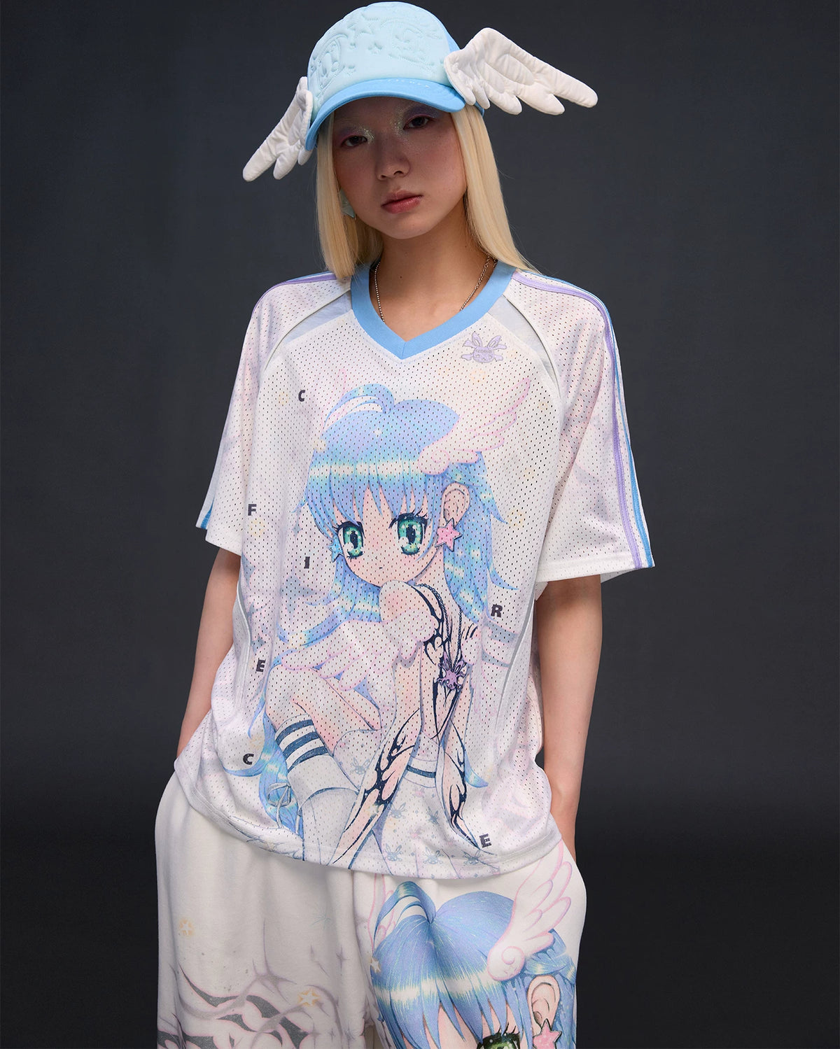 CFIERCE Six-Wing Angel Girl Raglan T-Shirt - view 12