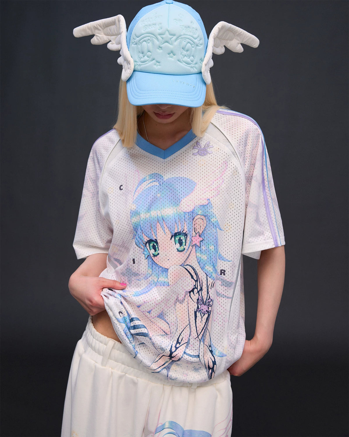 CFIERCE Six-Wing Angel Girl Raglan T-Shirt - view 13
