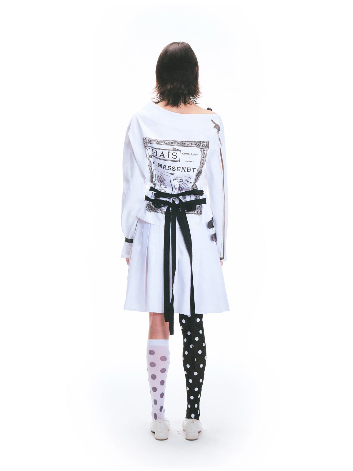 Back view of top on model