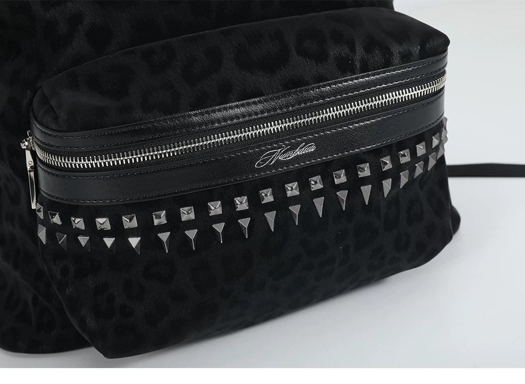 NumbAsia Leopard Studded SWAG Backpack - detail view 13