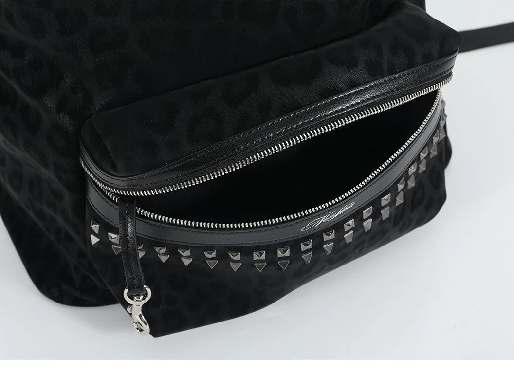 NumbAsia Leopard Studded SWAG Backpack - detail view 17