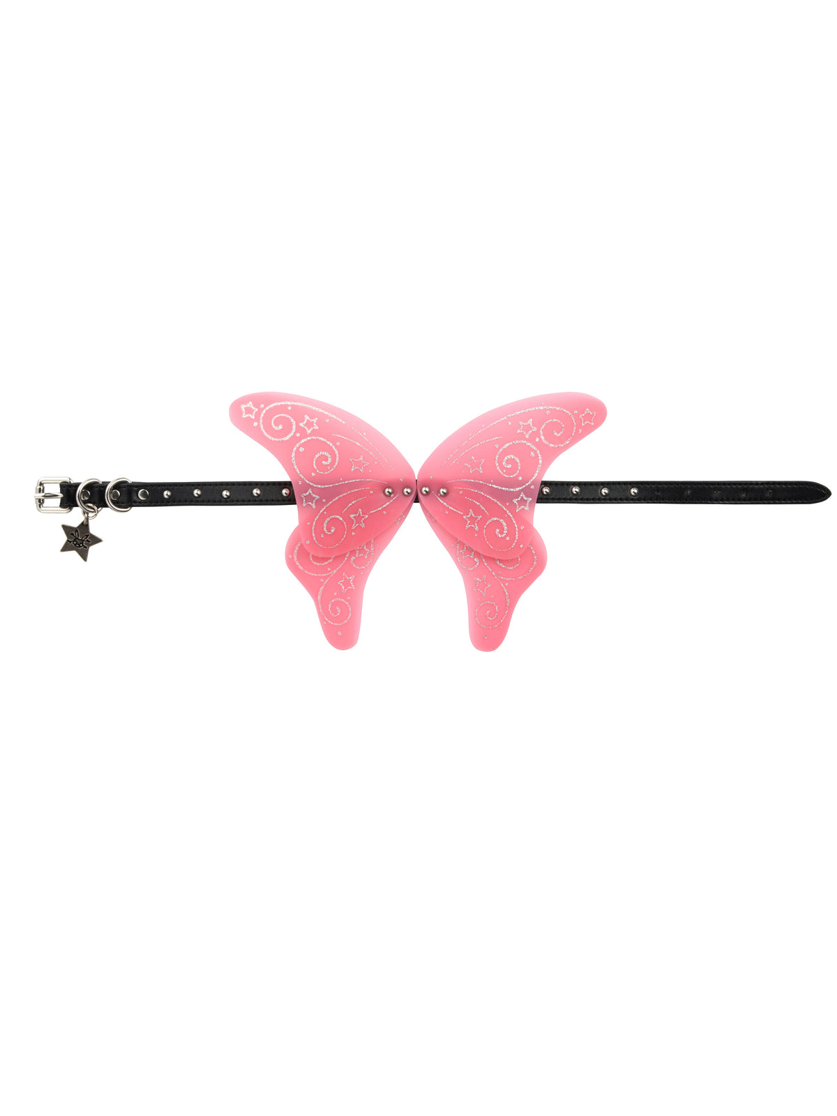 CFIERCE Dream Butterfly Choker - pink butterfly choker on white