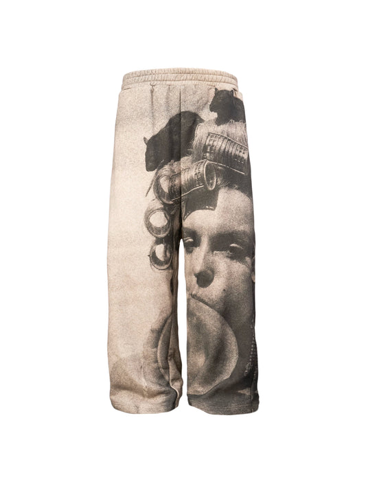 IV MATIC Portrait Print Baggy Sweatpants - front flat