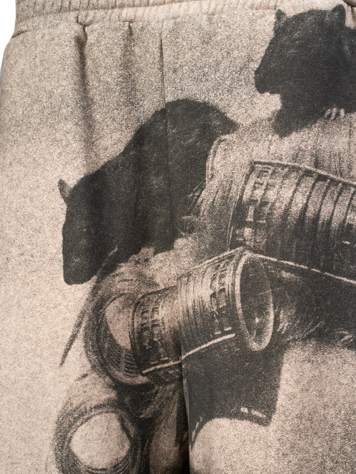 IV MATIC Portrait Print Baggy Sweatpants - print close-up