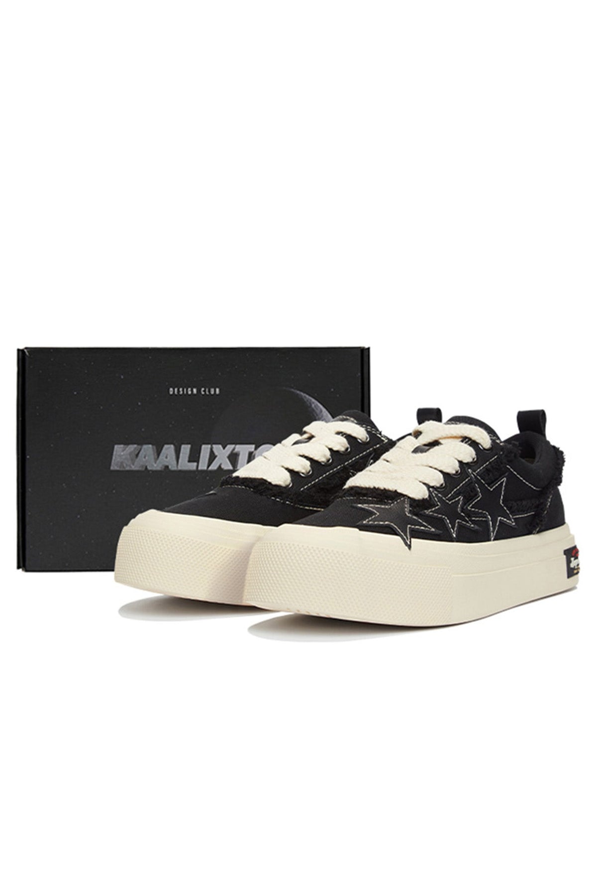 KAALIXTO Star Canvas Sneakers - Black - view 10
