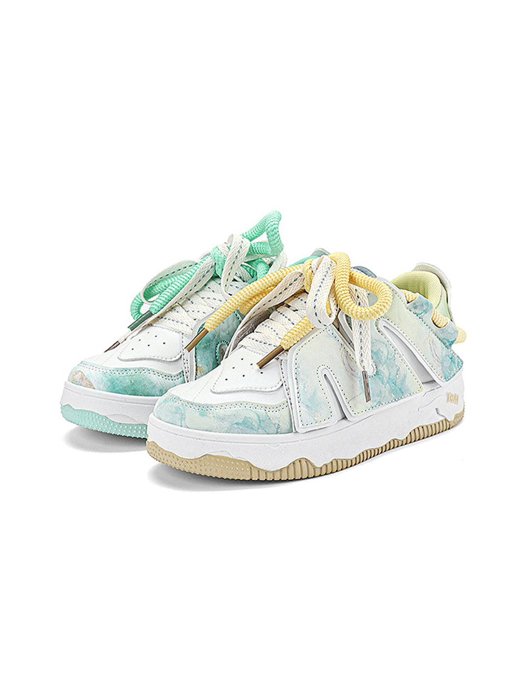 TALKING TOM Multicolor Casual Sneakers - Green Yellow