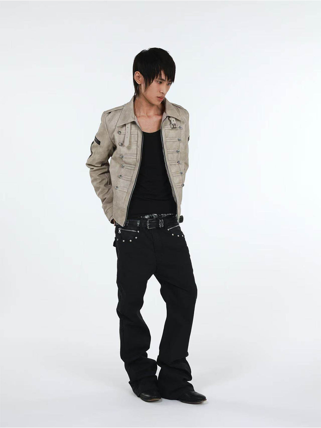DETW Heavyweight Winter Cross-Shaped Button Jacket - view 10