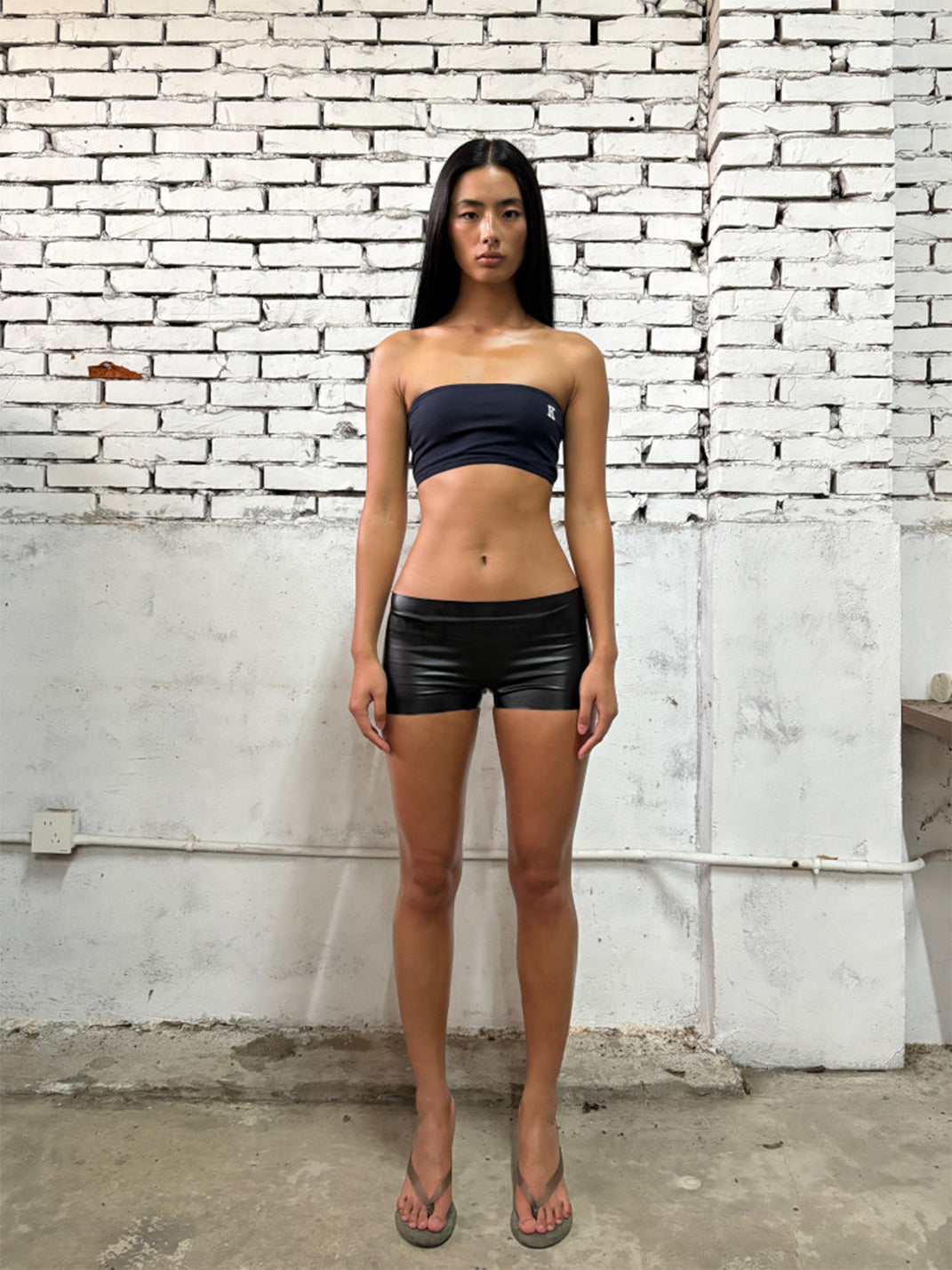 KISSKISSKIKI KIKI Ninja Faux-Leather Shorts - view 11