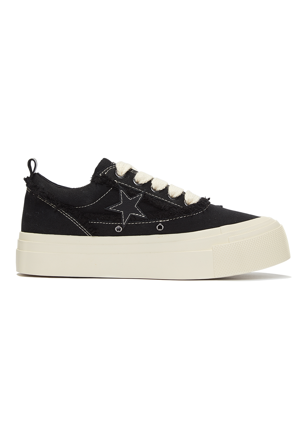 KAALIXTO Star Canvas Sneakers - Black - view 11