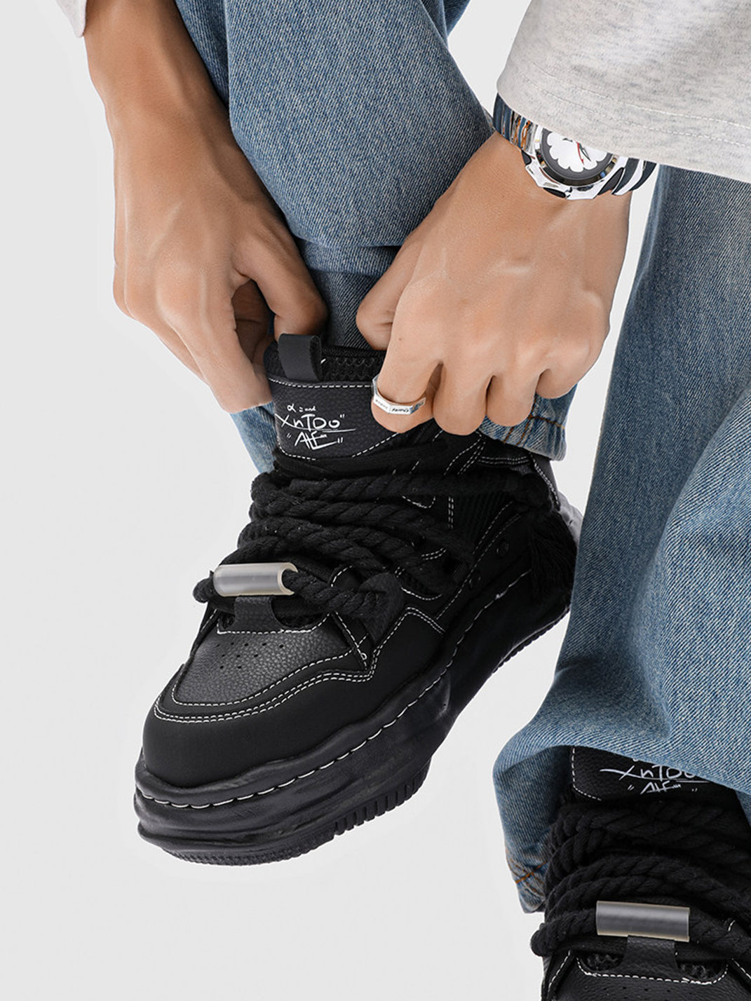 FGMM 7CM Wavy Sole Platform Sneakers - view 12