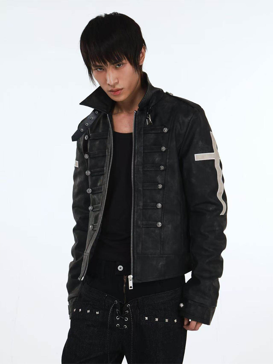 DETW Heavyweight Winter Cross-Shaped Button Jacket - view 13