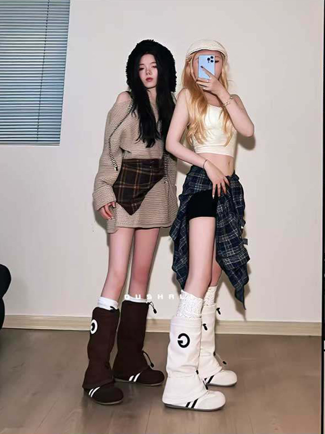 GSL Mid-Calf Western Suede Boots - view 13