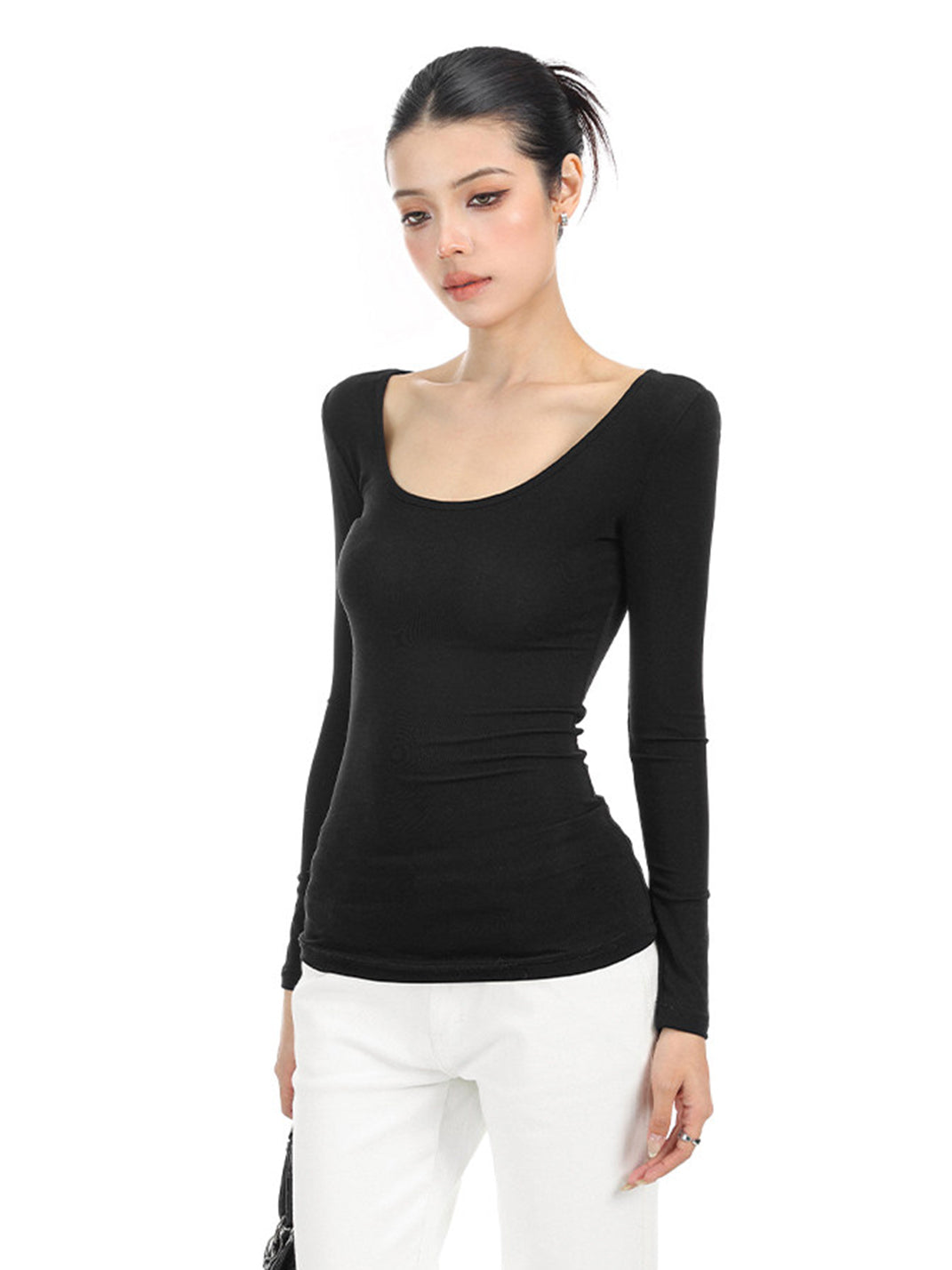 BIGGOLD Graphic Back Lace Cross T-Shirt - view 13