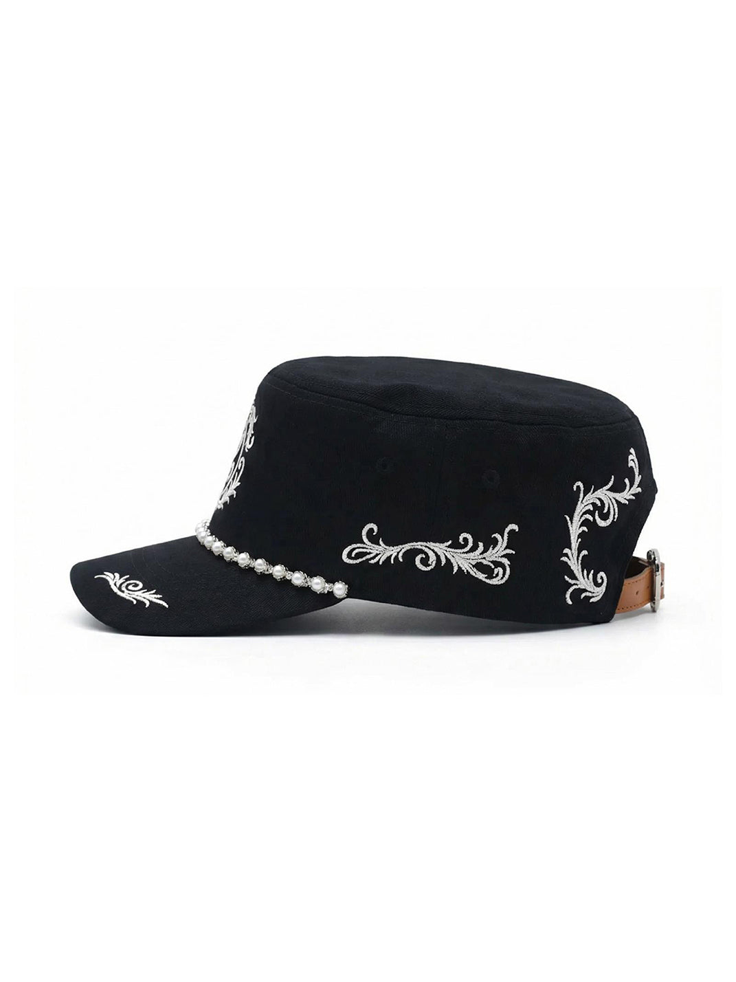 8LOME Pearl-Trimmed Curved-Brim Baseball Cap - view 13