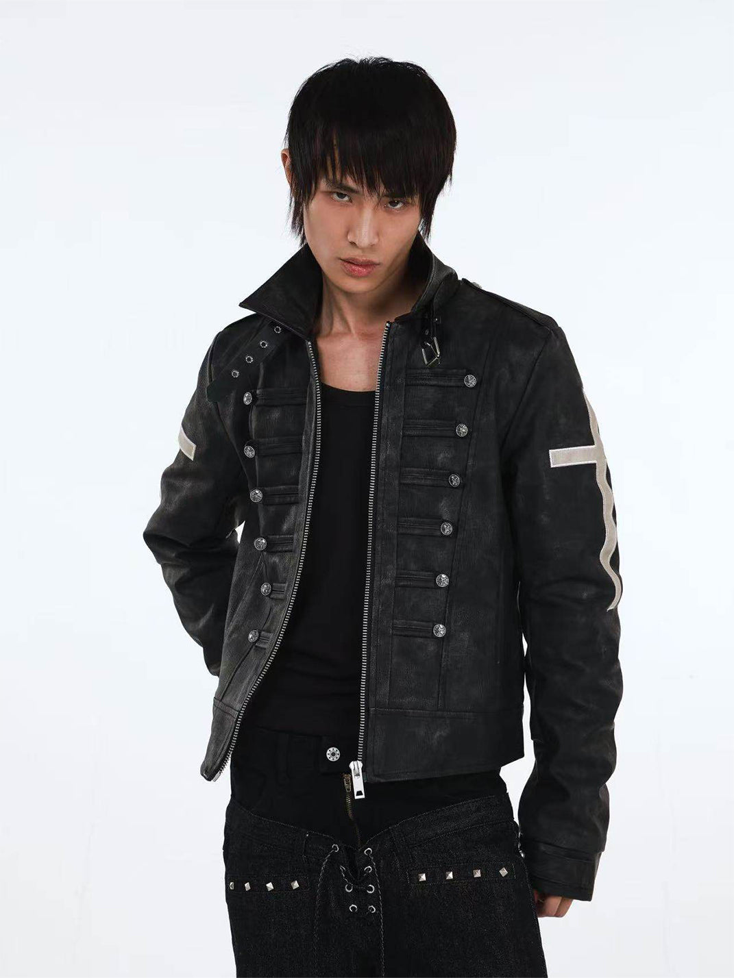 DETW Heavyweight Winter Cross-Shaped Button Jacket - view 14