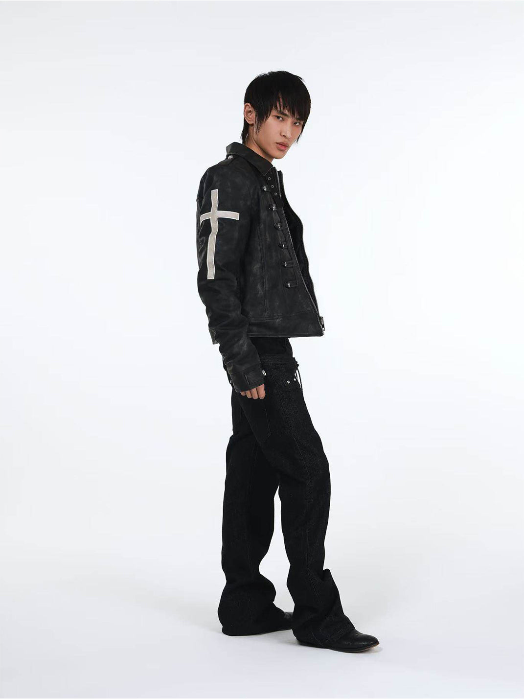 DETW Heavyweight Winter Cross-Shaped Button Jacket - view 17