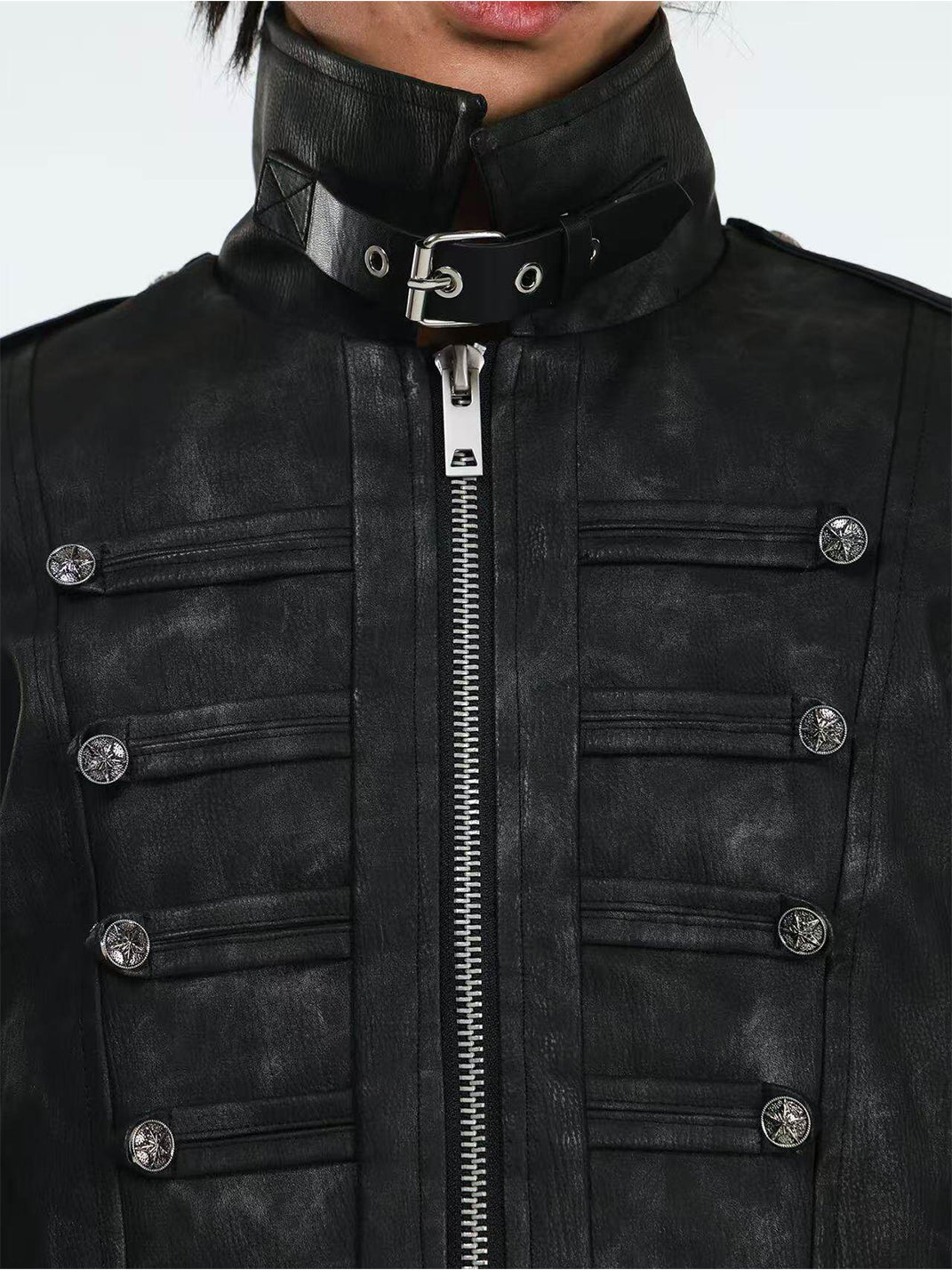 DETW Heavyweight Winter Cross-Shaped Button Jacket - view 18