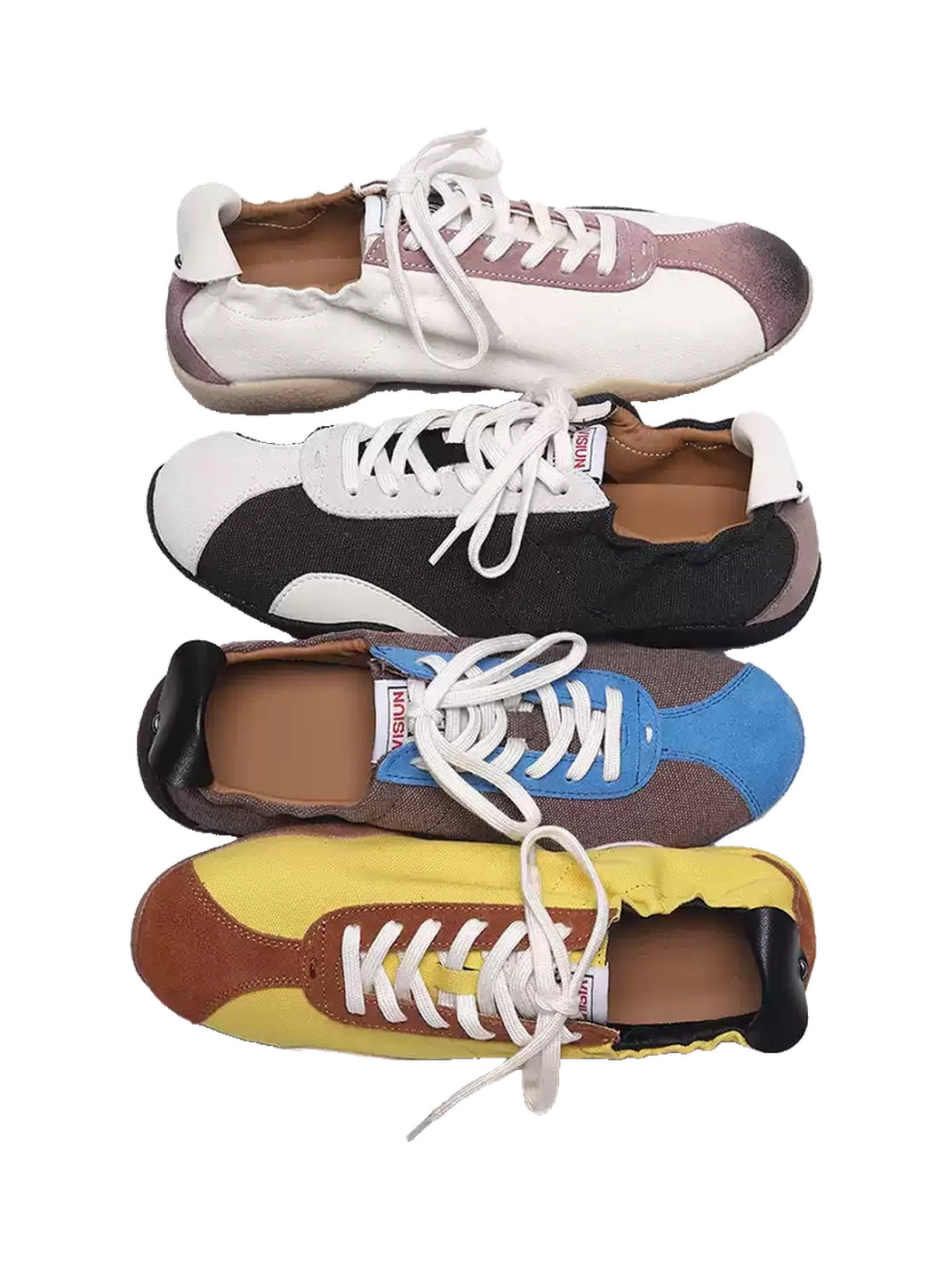SELVMAKE Colorblock Ballet-Inspired Trainer Shoes - view 19