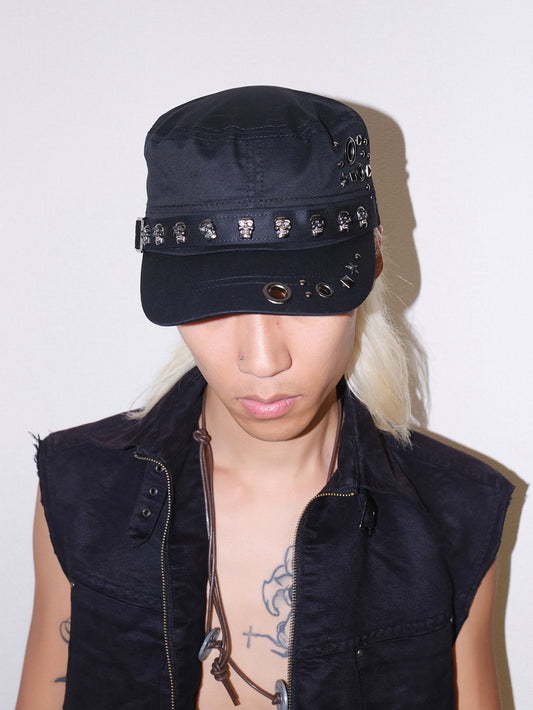 Subculture Y2K Skull Studded Dad Hat