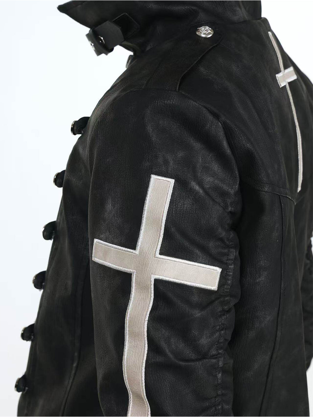 DETW Heavyweight Winter Cross-Shaped Button Jacket - view 21