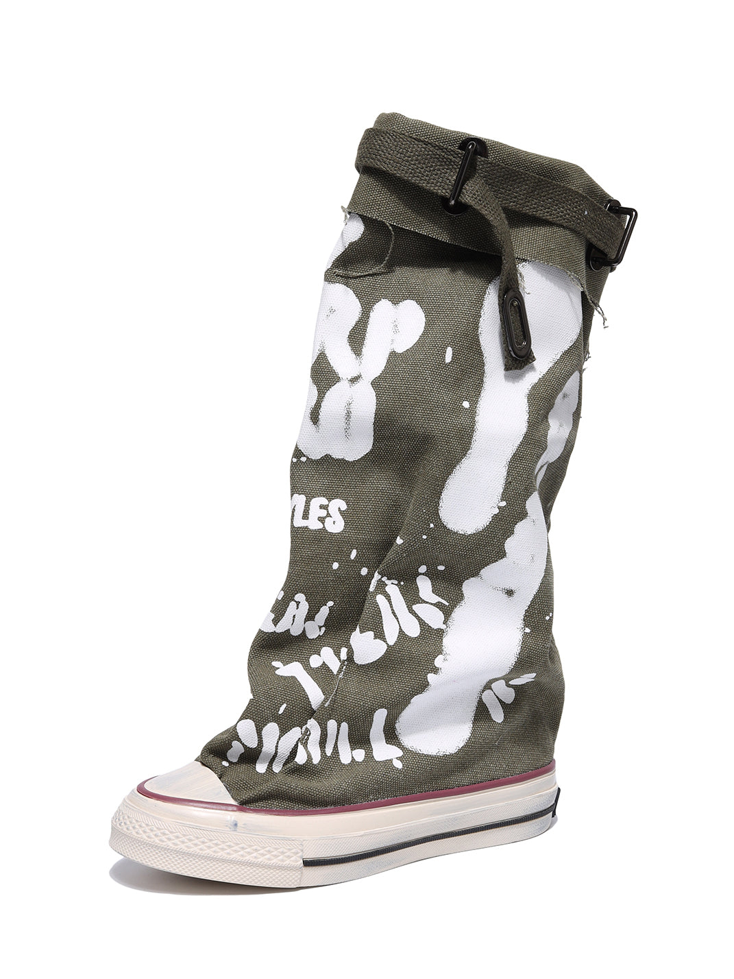 GSL Desert Chunky Taylor Tall Boots - Green