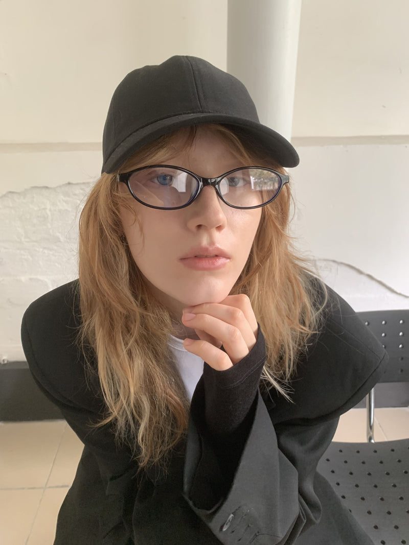 Classic Black Oval Frame Eyewear - view 11