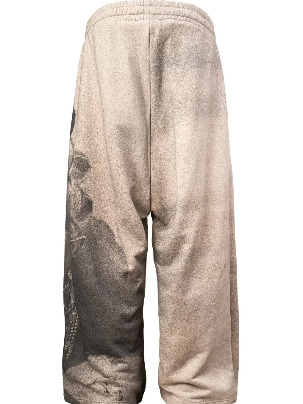 IV MATIC Portrait Print Baggy Sweatpants - back flat