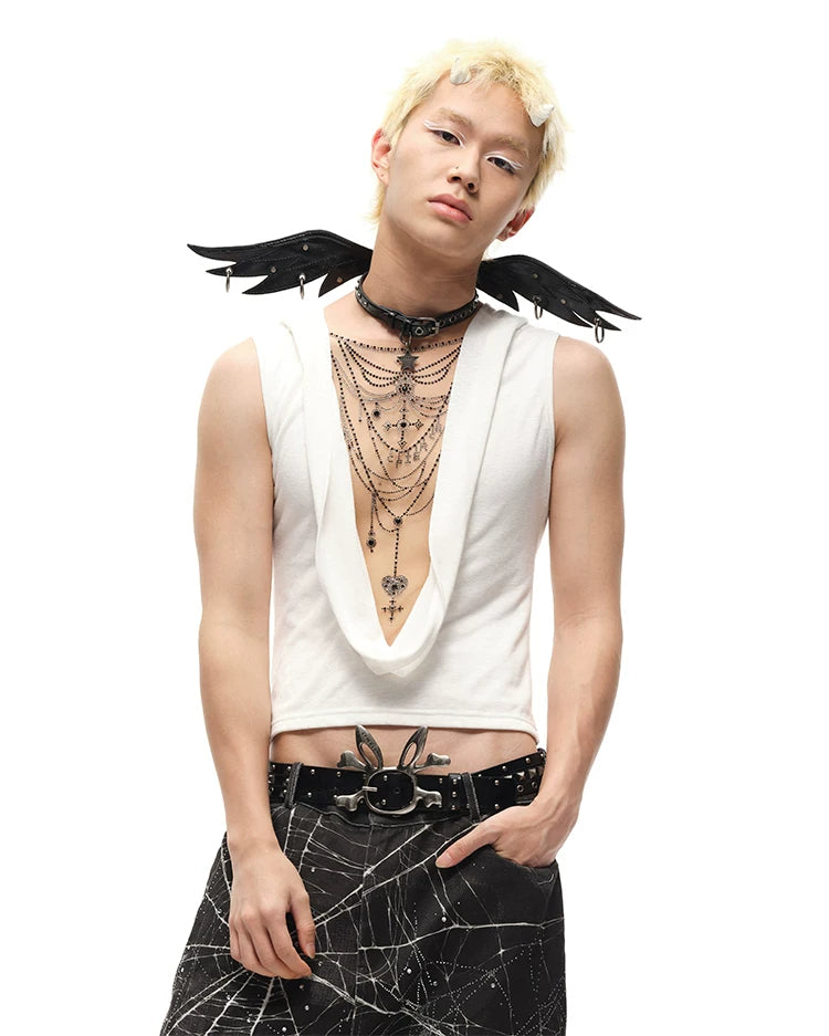 CFIERCE Angel Wing PU Choker - view 4