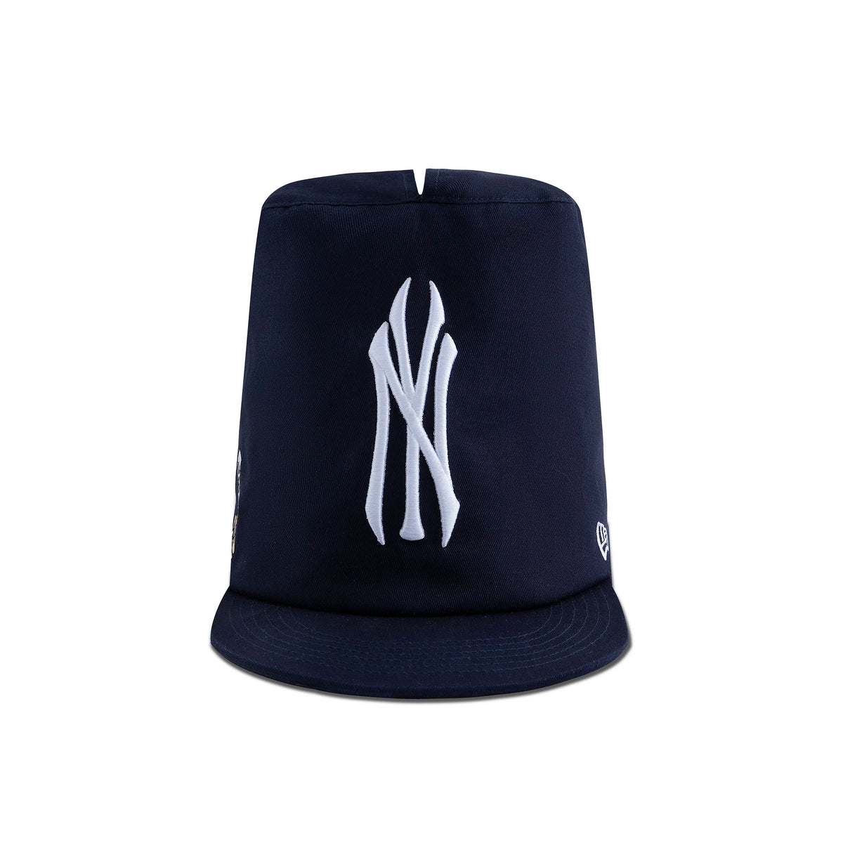 USIC Tissue-Box Embroidered Flat-Brim Cap - white embroidery front