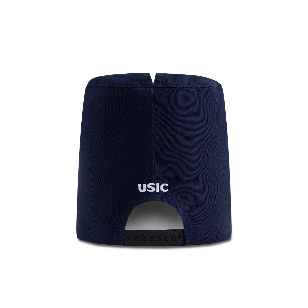 USIC Tissue-Box Embroidered Flat-Brim Cap - adjustable snap back
