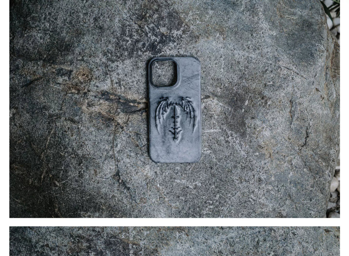 Gray-black case side view