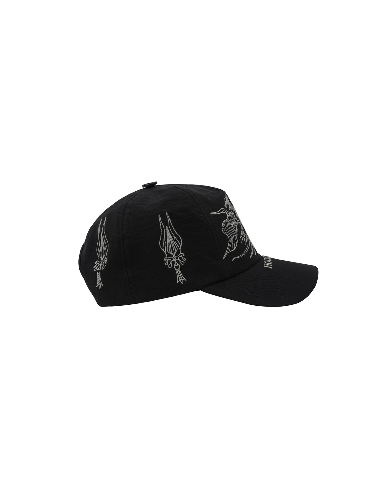 LANCER HOLYLANCE Broken Eagle Embroidered Baseball Cap - Black side