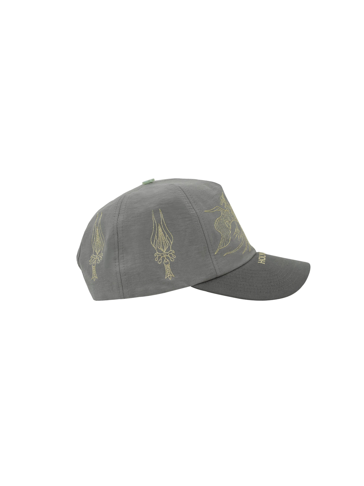 LANCER HOLYLANCE Broken Eagle Embroidered Baseball Cap - Gray side