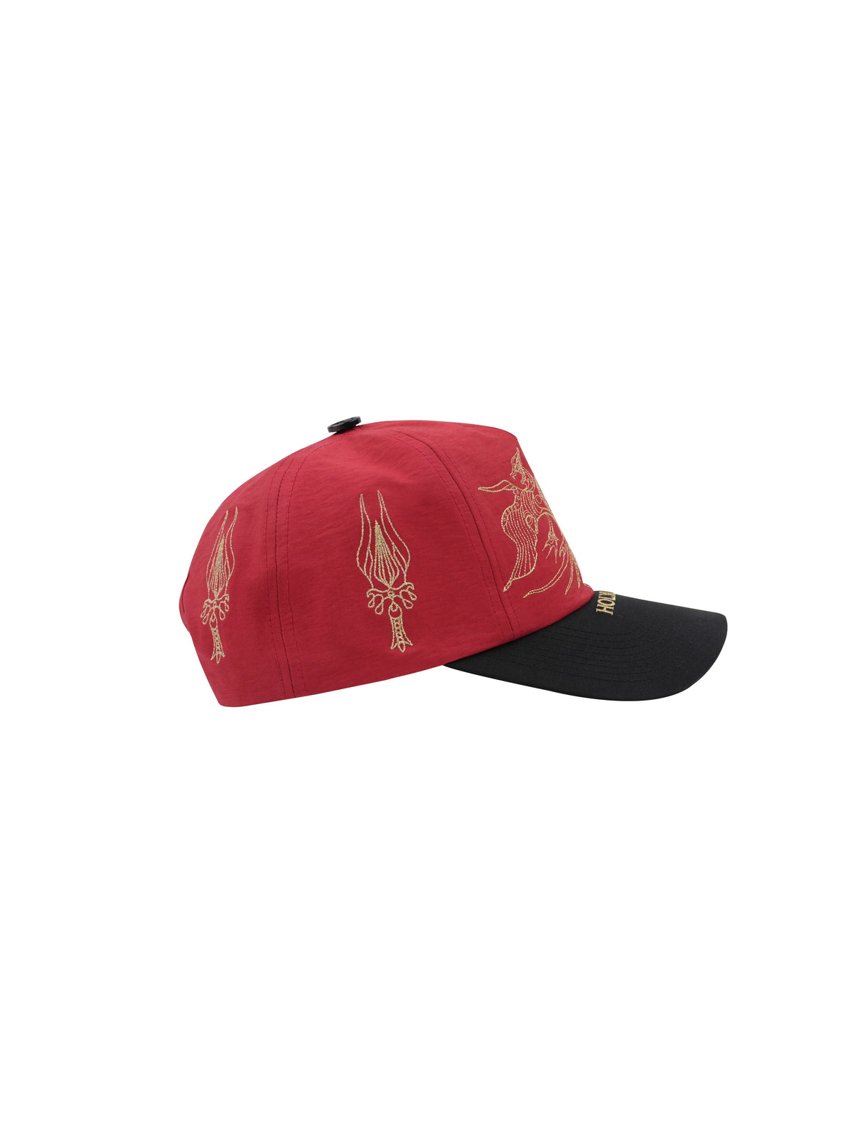 LANCER HOLYLANCE Broken Eagle Embroidered Baseball Cap - Red side