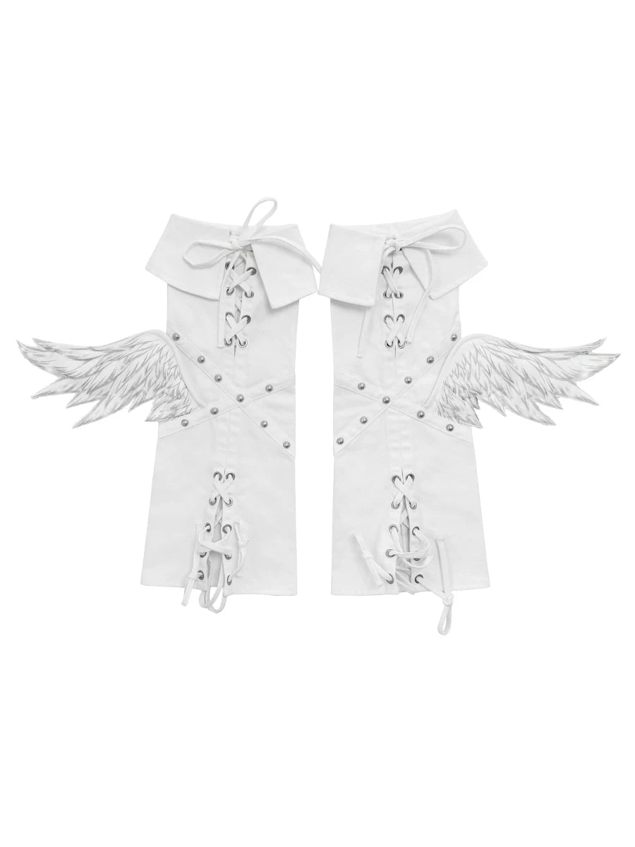 CFIERCE Angel Wing Lace-Up Leg Warmers - view 2