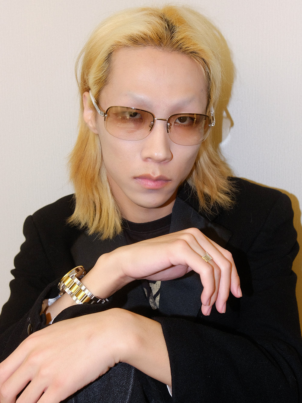 レトロUVカットY2Kサングラス