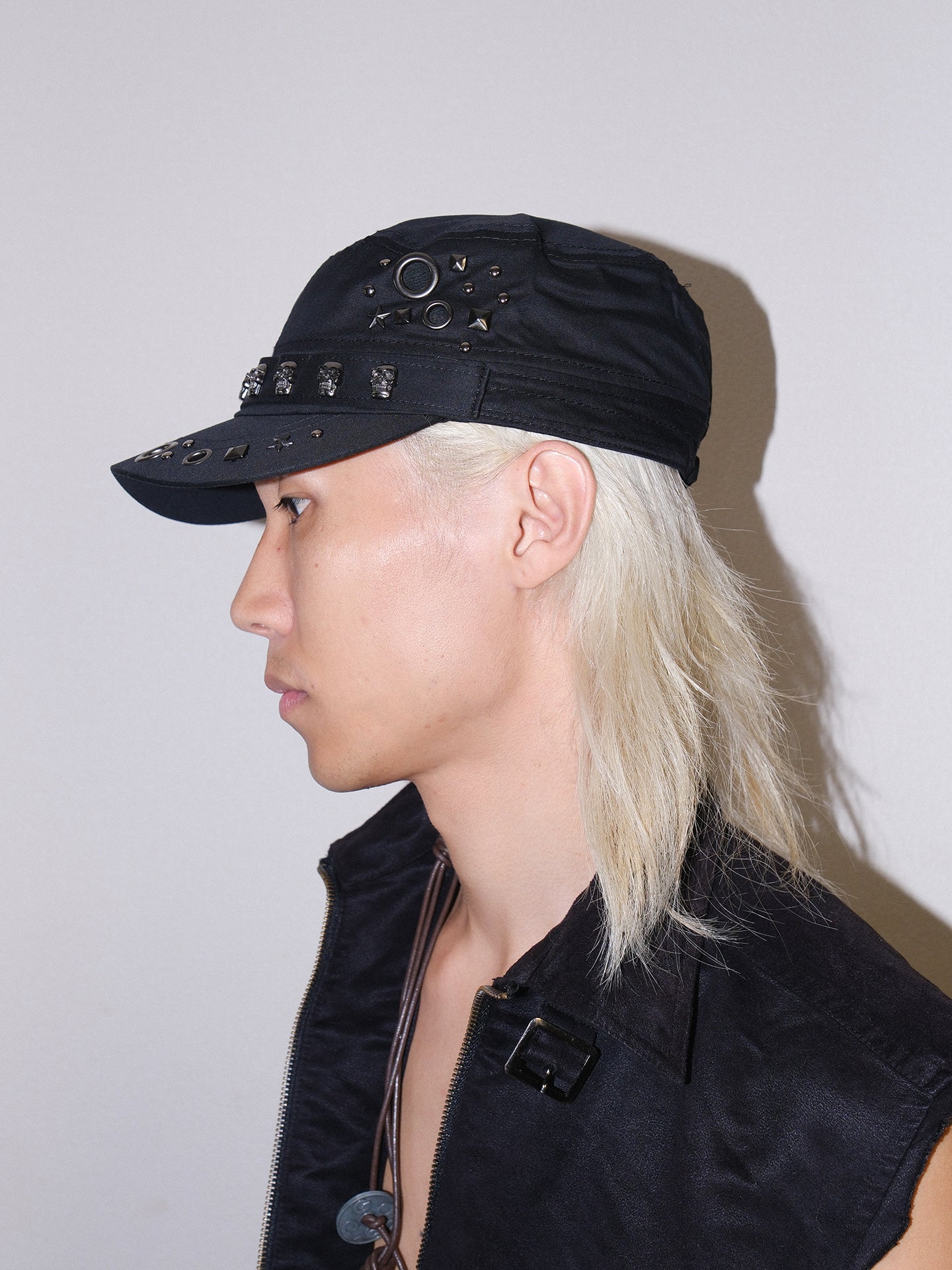 Subculture Y2K Skull Studded Dad Hat