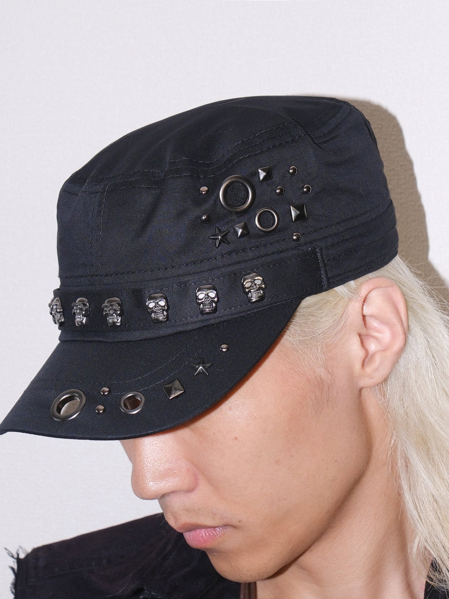 Subculture Y2K Skull Studded Dad Hat