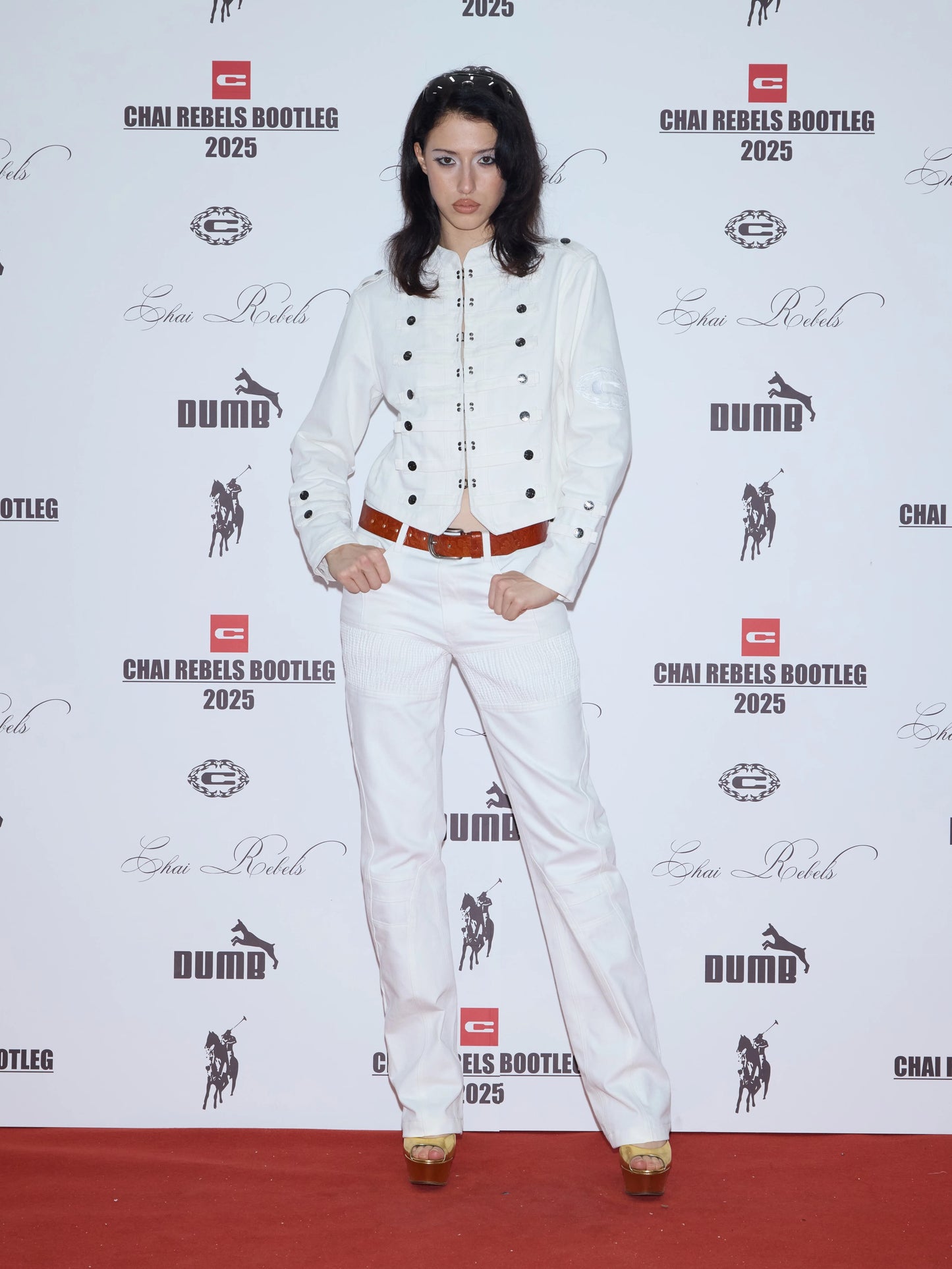 Royal Placket Cropped Cotton Jacket